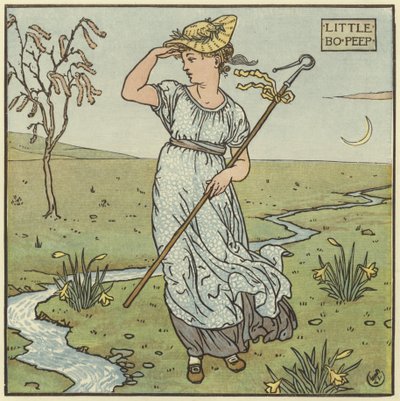 La Petite Bo Peep - Walter Crane